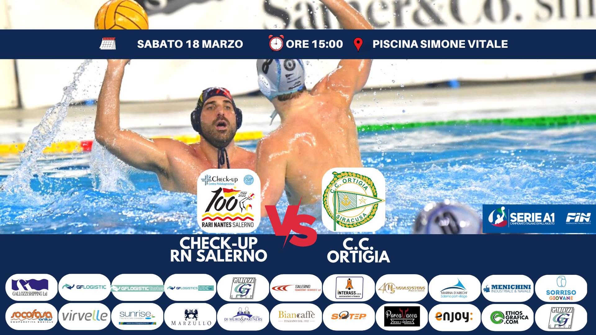 Check-Up Rari Nantes Salerno vs C.C. Ortigia