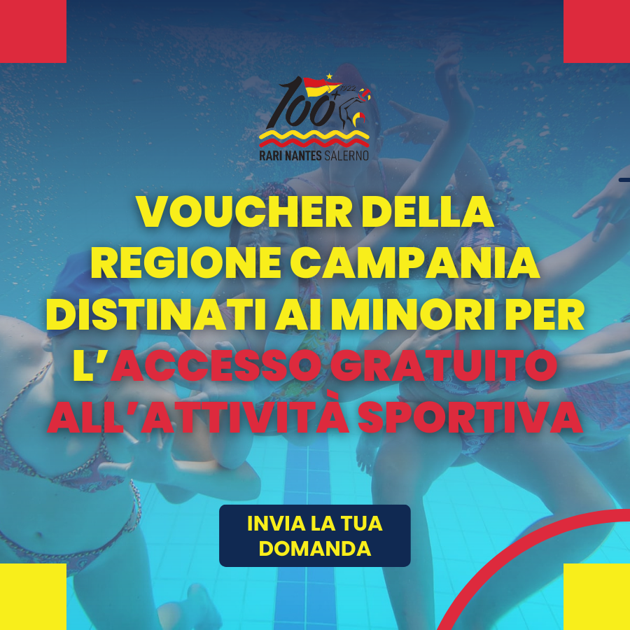 VOUCHER AI MINORI PER L’ACCESSO GRATUITO ALL’ATTIVITÀ SPORTIVA